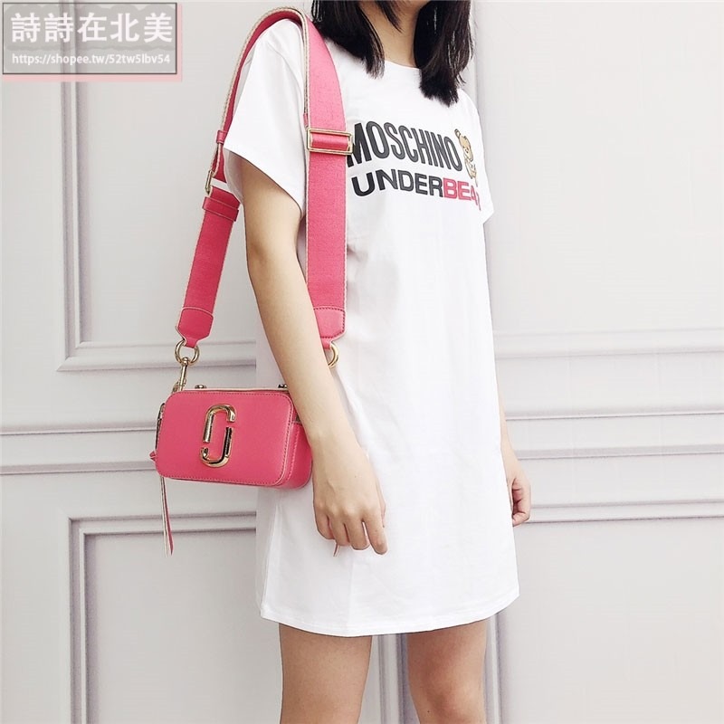 詩詩精品店 Marc Jacobs 包包 相機包 單肩包 手提包 肩背包 mj相機包 斜挎包 十字紋防刮側背包 手機包-細節圖4