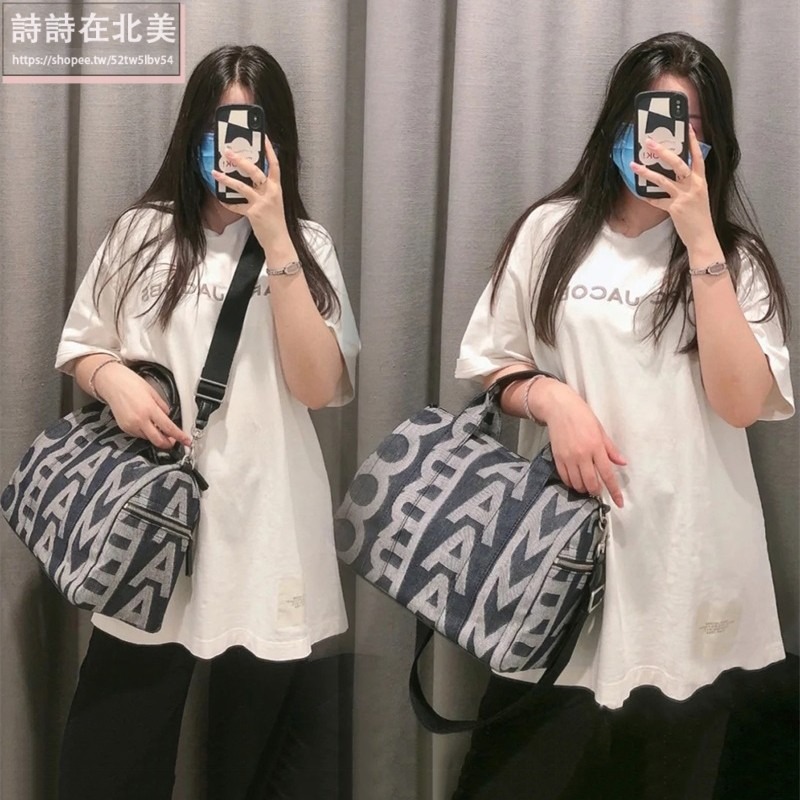 詩詩精品店 Marc Jacobs 包包 托特包 手提包 枕頭包 波士頓包 側背包 帆布托特包 手提袋 旅行包 肩背包-細節圖2