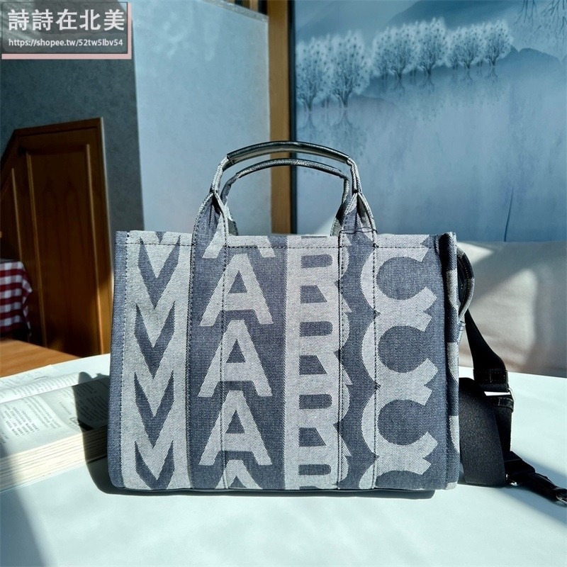 詩詩精品店 Marc Jacobs 包包 托特包 手提包 枕頭包 波士頓包 側背包 帆布托特包 手提袋 旅行包 肩背包-細節圖6