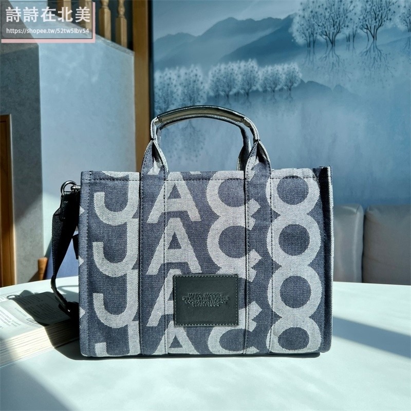 詩詩精品店 Marc Jacobs 包包 托特包 手提包 枕頭包 波士頓包 側背包 帆布托特包 手提袋 旅行包 肩背包-細節圖7