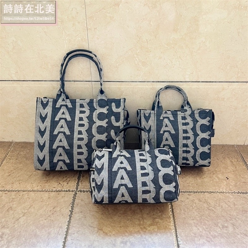 詩詩精品店 Marc Jacobs 包包 托特包 手提包 枕頭包 波士頓包 側背包 帆布托特包 手提袋 旅行包 肩背包-細節圖11