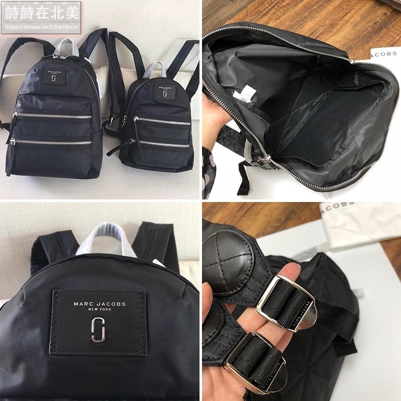 詩詩精品店 Marc Jacobs 包包 後背包 雙肩包 手提袋 大容量背包 帆布包 手提包 肩背包 電腦包 尼龍後背包-細節圖4