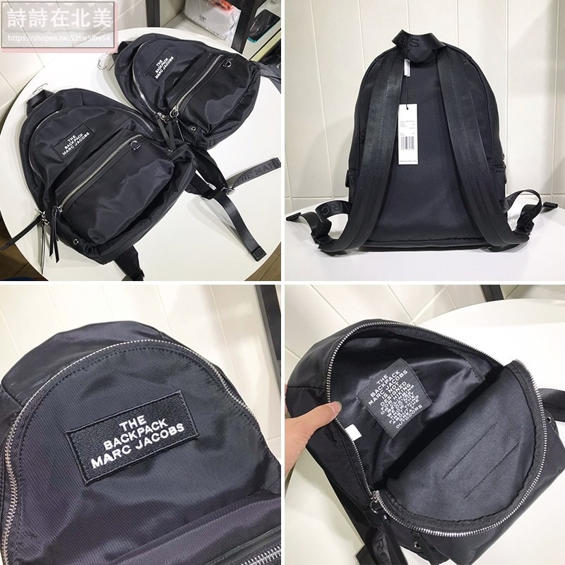 詩詩精品店 Marc Jacobs 包包 後背包 雙肩包 手提袋 大容量背包 帆布包 手提包 肩背包 電腦包 尼龍後背包-細節圖10