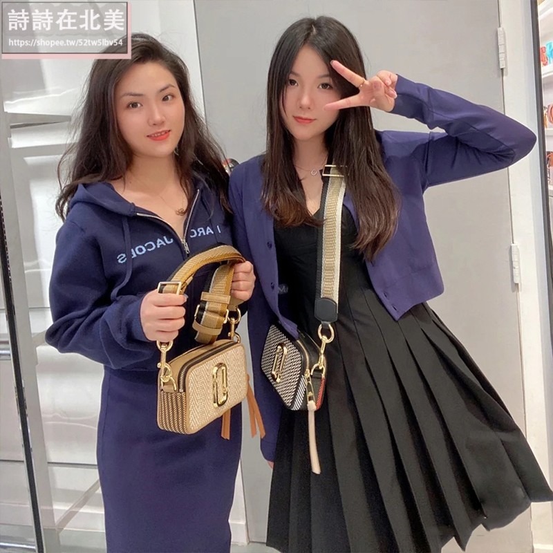 詩詩精品店 Marc Jacobs 包包 相機包 單肩包 斜挎包 肩背包 編織側背包 胸包 斜背包 小方包 側包-細節圖3