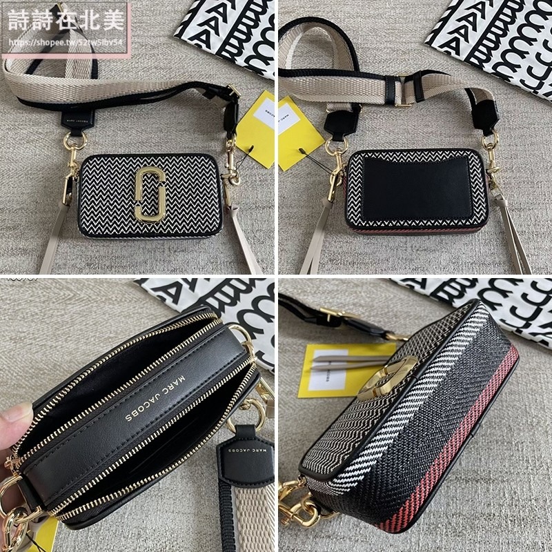 詩詩精品店 Marc Jacobs 包包 相機包 單肩包 斜挎包 肩背包 編織側背包 胸包 斜背包 小方包 側包-細節圖10