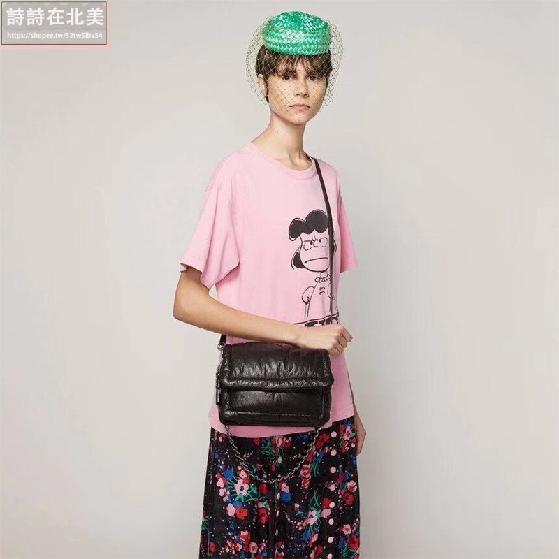 詩詩精品店 Marc Jacobs 枕頭包 鏈條包 單肩包 側背包 斜挎包 西班牙羊皮肩背包 斜背包 腋下包 鏈條包-細節圖2