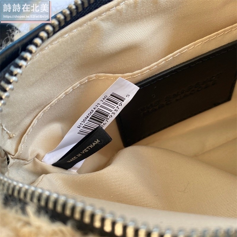 詩詩精品店 Marc Jacobs 包包 相機包 小方包 羊毛肩背包 斜背包 斜挎包 雙拉鏈側背包 手拿包 側包-細節圖9