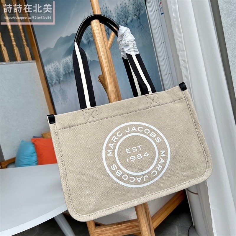 詩詩精品店 Marc Jacobs 包包 托特包 帆布包 手提包 帆布購物袋 側背包 帆布托特包 肩背包 手腕包 單肩包-細節圖4