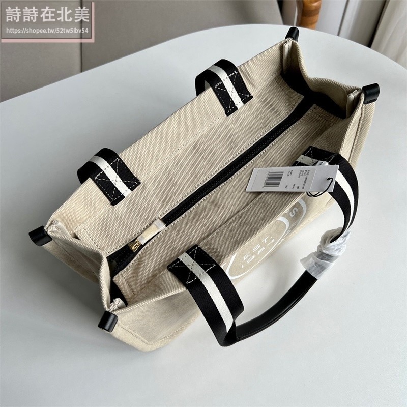 詩詩精品店 Marc Jacobs 包包 托特包 帆布包 手提包 帆布購物袋 側背包 帆布托特包 肩背包 手腕包 單肩包-細節圖6