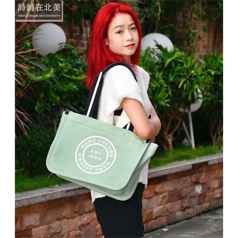 詩詩精品店 Marc Jacobs 包包 托特包 帆布包 手提包 帆布購物袋 側背包 帆布托特包 肩背包 手腕包 單肩包-細節圖10