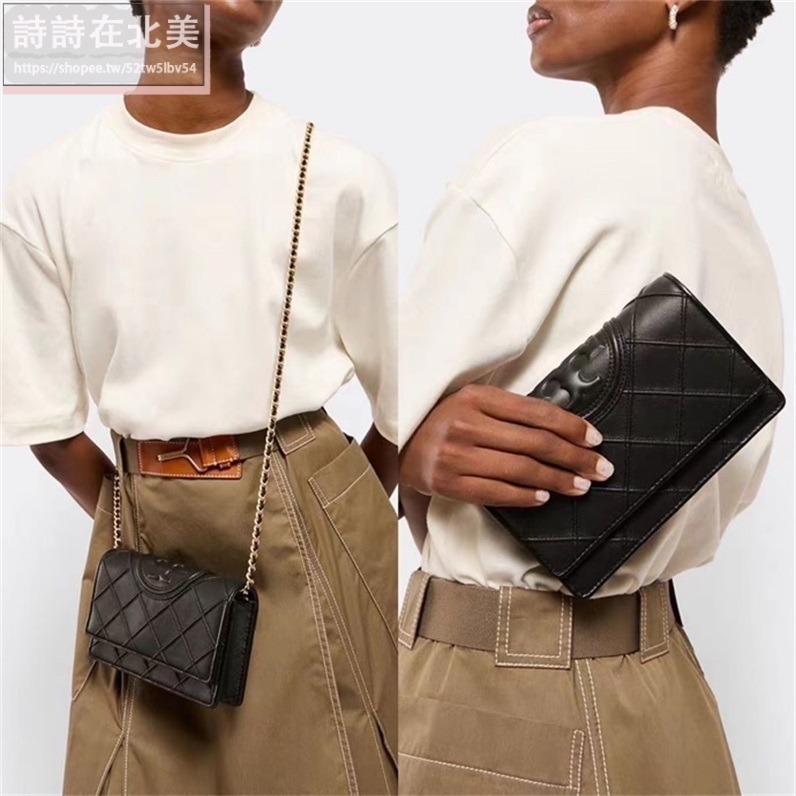 詩詩精品 Tory Burch 包包 鏈條包 單肩包 woc 側背包 晚宴包 斜背包 肩背包 斜挎包 手拿包-細節圖9