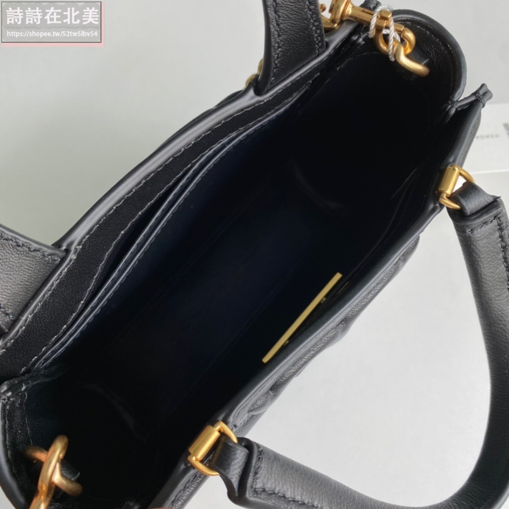 詩詩精品 Tory Burch 包包 斜挎包 手提包 鏈條包 肩背包 mini托特包 小羊皮菱格側背包 單肩包 斜背包-細節圖6