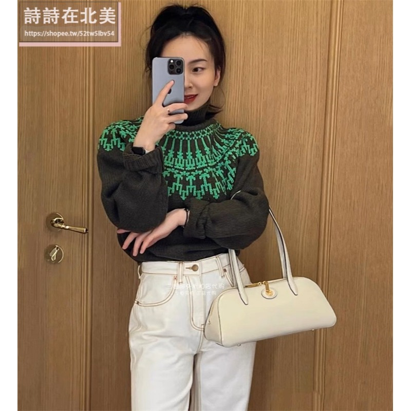 詩詩精品 Tory Burch 包包 手提包 鏈條包 郵差包 托特包 側背包 單肩包 側包 保齡球包 百搭漆皮側背包-細節圖3