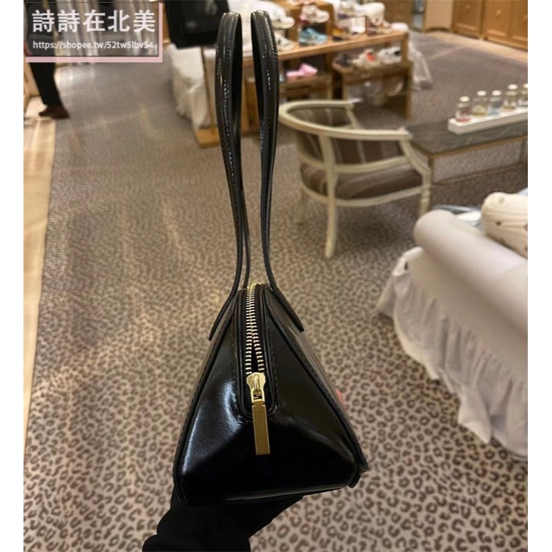 詩詩精品 Tory Burch 包包 手提包 鏈條包 郵差包 托特包 側背包 單肩包 側包 保齡球包 百搭漆皮側背包-細節圖7