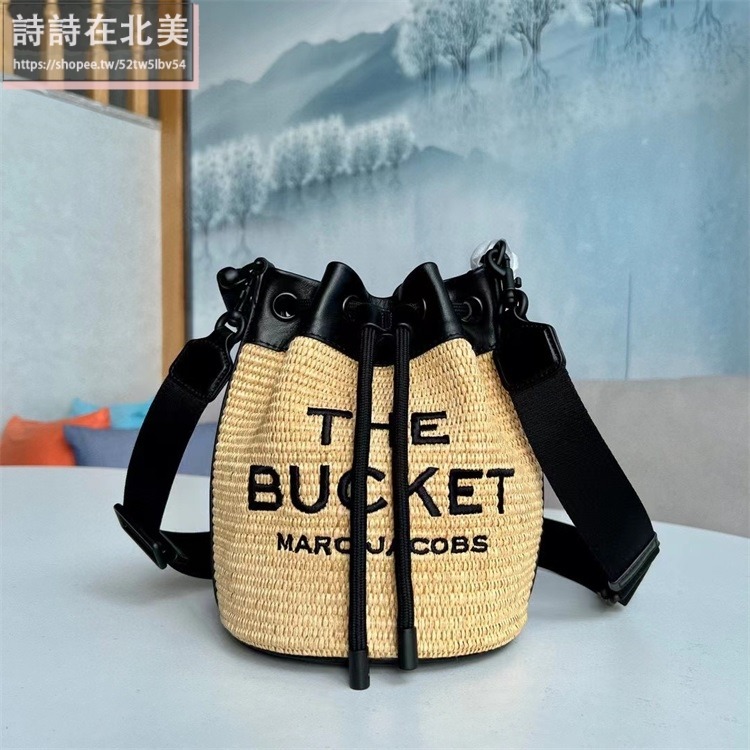 詩詩精品 Marc Jacobs 包包 水桶包 手提包 THE 編織側背包 斜挎包 抽繩包 單肩包 斜背包 束口包 側包-細節圖4