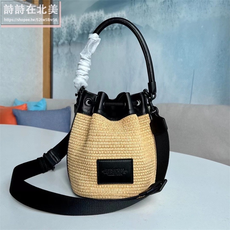 詩詩精品 Marc Jacobs 包包 水桶包 手提包 THE 編織側背包 斜挎包 抽繩包 單肩包 斜背包 束口包 側包-細節圖5