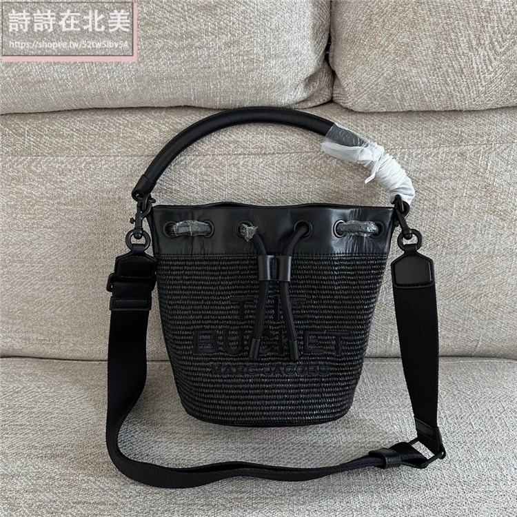 詩詩精品 Marc Jacobs 包包 水桶包 手提包 THE 編織側背包 斜挎包 抽繩包 單肩包 斜背包 束口包 側包-細節圖9