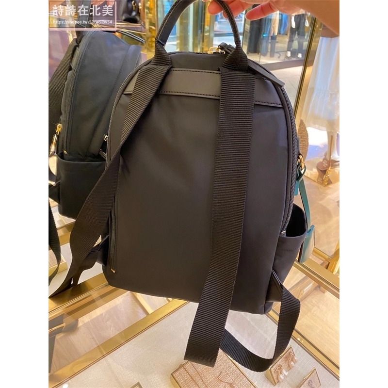 詩詩精品 Tory Burch 包包 後背包 尼龍防水雙肩包 大容量手提包 肩背包 旅行包 單肩包 側包 書包 尼龍布包-細節圖6