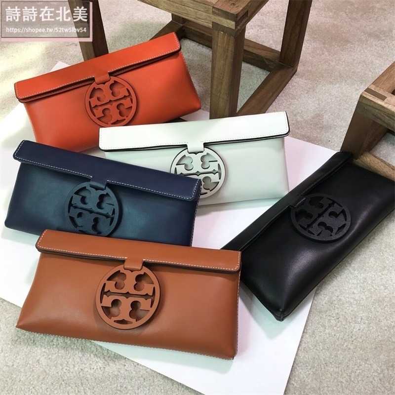 詩詩精品 Tory Burch 包包 手拿包 手機包 晚宴包 真皮翻蓋包 時尚復古小方包 化妝包 零錢包 晚宴包-細節圖3