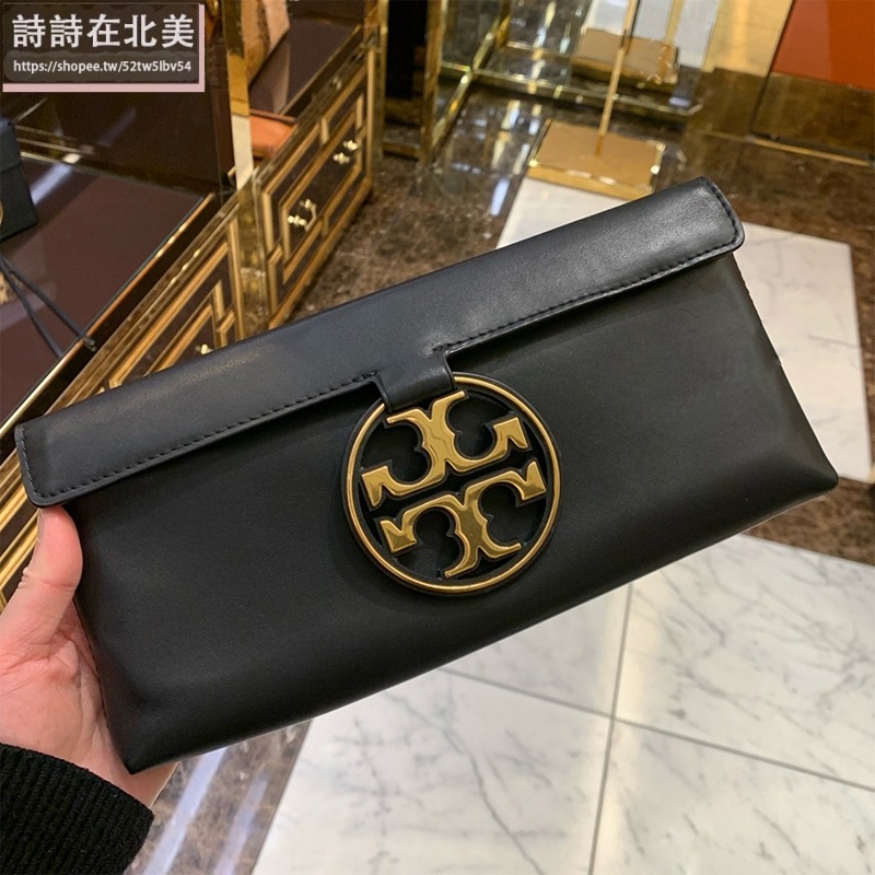 詩詩精品 Tory Burch 包包 手拿包 手機包 晚宴包 真皮翻蓋包 時尚復古小方包 化妝包 零錢包 晚宴包-細節圖5