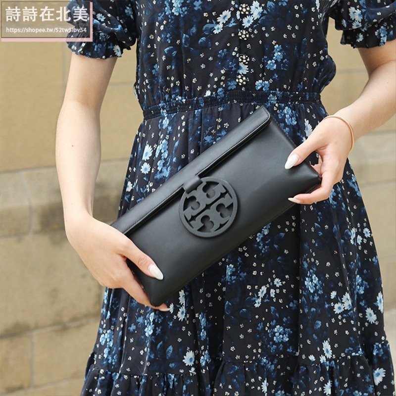 詩詩精品 Tory Burch 包包 手拿包 手機包 晚宴包 真皮翻蓋包 時尚復古小方包 化妝包 零錢包 晚宴包-細節圖8