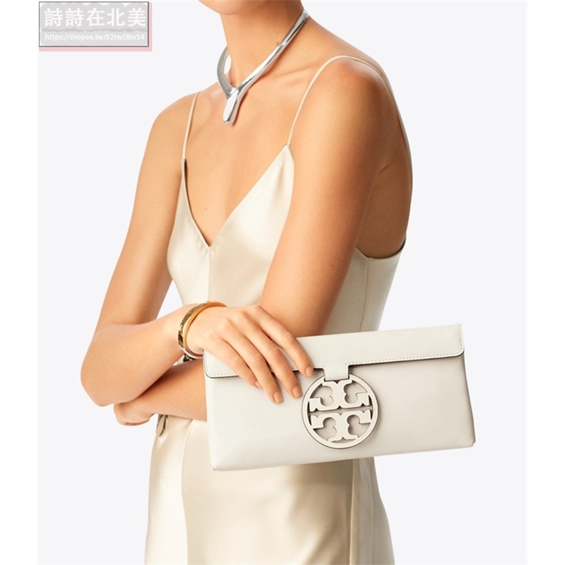 詩詩精品 Tory Burch 包包 手拿包 手機包 晚宴包 真皮翻蓋包 時尚復古小方包 化妝包 零錢包 晚宴包-細節圖10