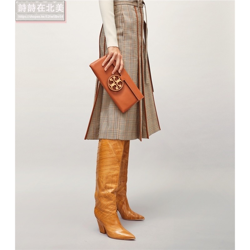 詩詩精品 Tory Burch 包包 手拿包 手機包 晚宴包 真皮翻蓋包 時尚復古小方包 化妝包 零錢包 晚宴包-細節圖11