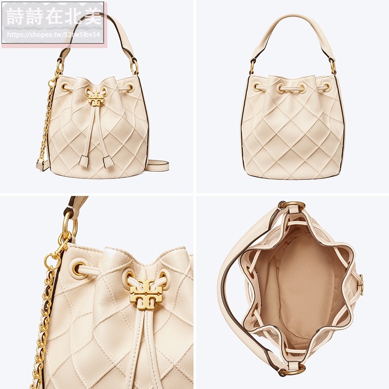 詩詩精品 Tory Burch 包包 手提包 水桶包 斜挎包 側背包 小羊皮菱格肩背包 鏈條包 單肩包 斜背包 束口包-細節圖10