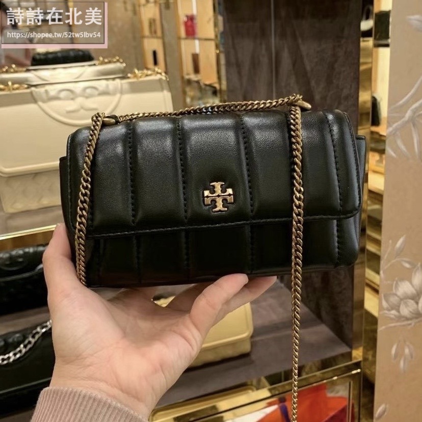詩詩精品 Tory Burch 包包 斜背包 鏈條包 小方包 翻蓋包 手拿包 斜挎包 肩背包 側背包 單肩包 鏈帶包-細節圖4