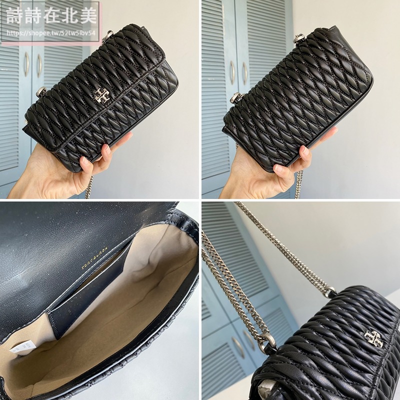詩詩精品 Tory Burch 包包 斜背包 鏈條包 小方包 翻蓋包 手拿包 斜挎包 肩背包 側背包 單肩包 鏈帶包-細節圖11
