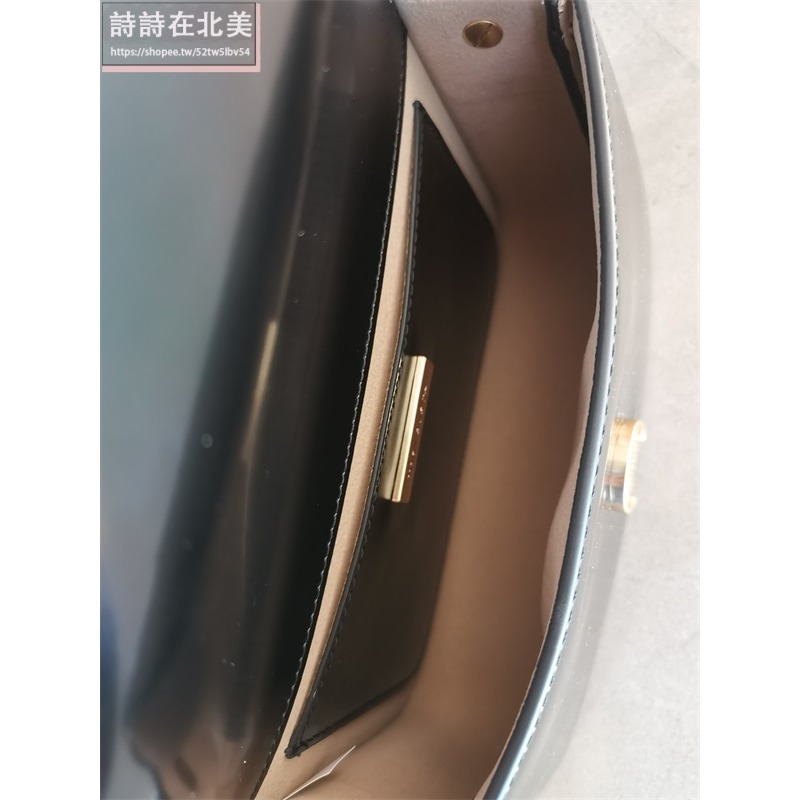 詩詩精品 Tory Burch 包包 斜背包 漆皮側背包 手提包 單肩包 相機包 斜挎包 小方包 肩背包 磁釦翻蓋包-細節圖6