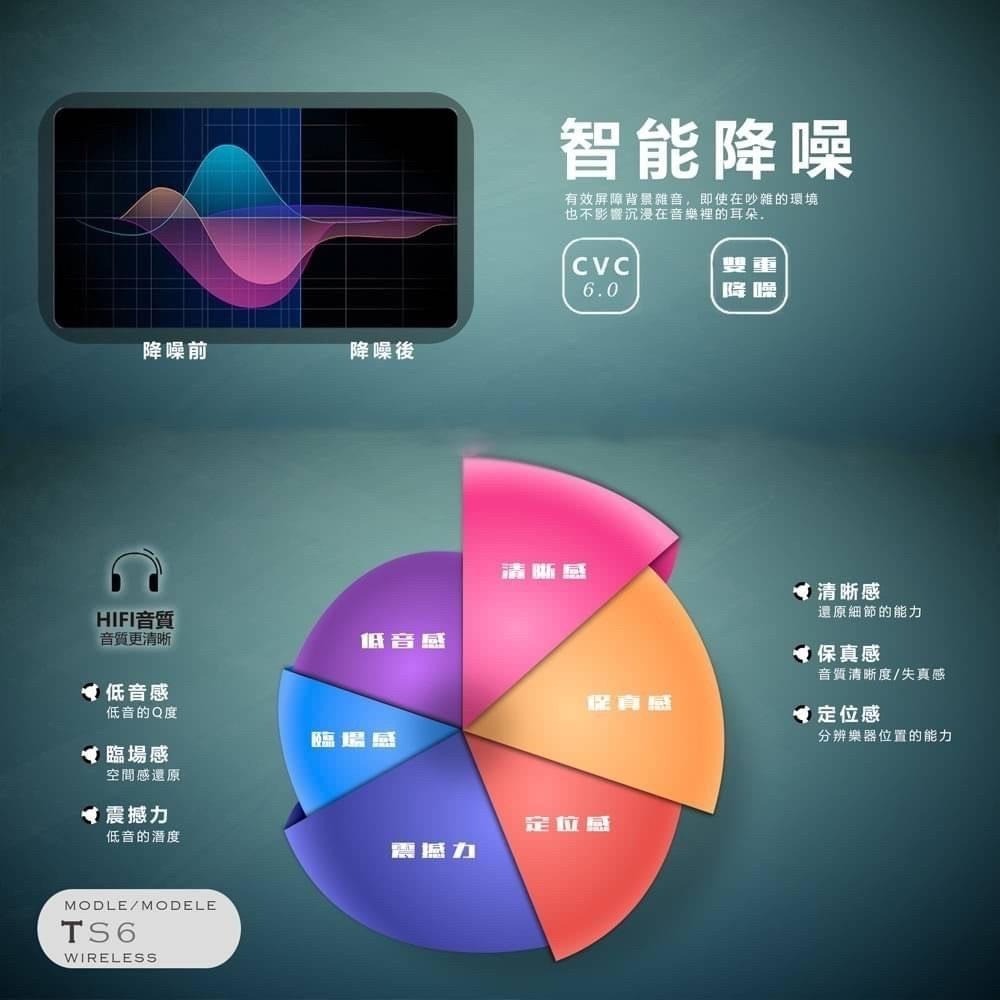 TS6愛芭斯汀真無線藍牙耳機(藍牙5.0 台灣製造)-細節圖4