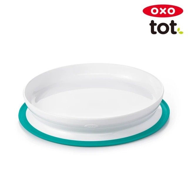 美國OXO tot 好吸力學習餐盤-1入組(莓果粉/海軍藍/靚藍綠/大象灰)-細節圖7