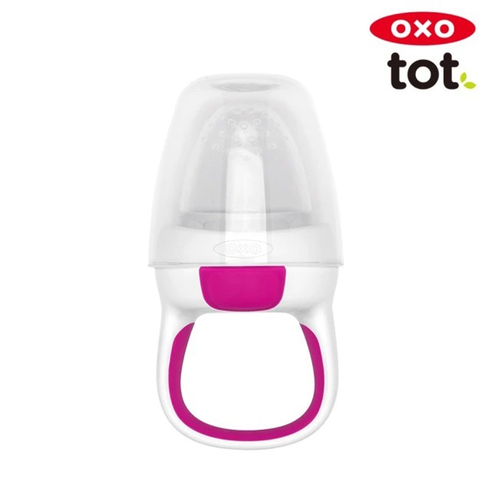 美國OXO tot 寶寶咬好滋味奶嘴(靚藍綠/莓果粉)-細節圖7
