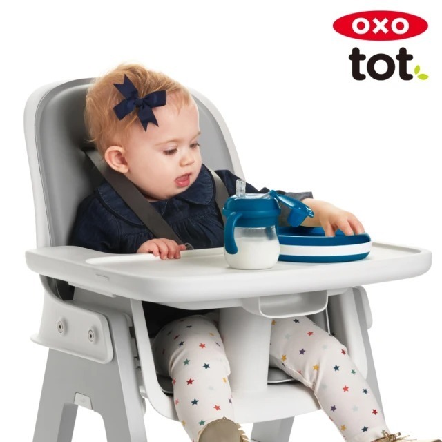 美國OXO tot 寶寶握鴨嘴杯(靚藍綠/海軍藍/大象灰)-細節圖2