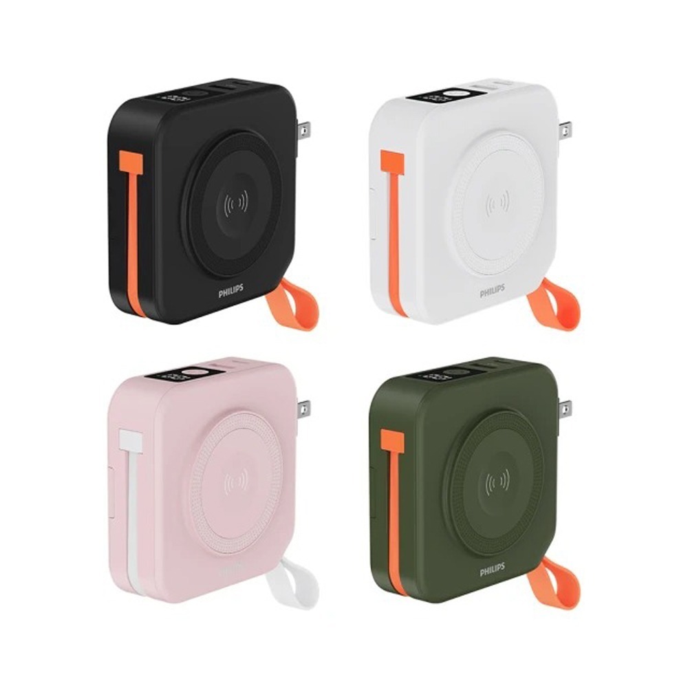 【Philips 飛利浦】10000mAh FunCube 2.0多合一螢幕顯示行動電源(DLP4348C)-細節圖2