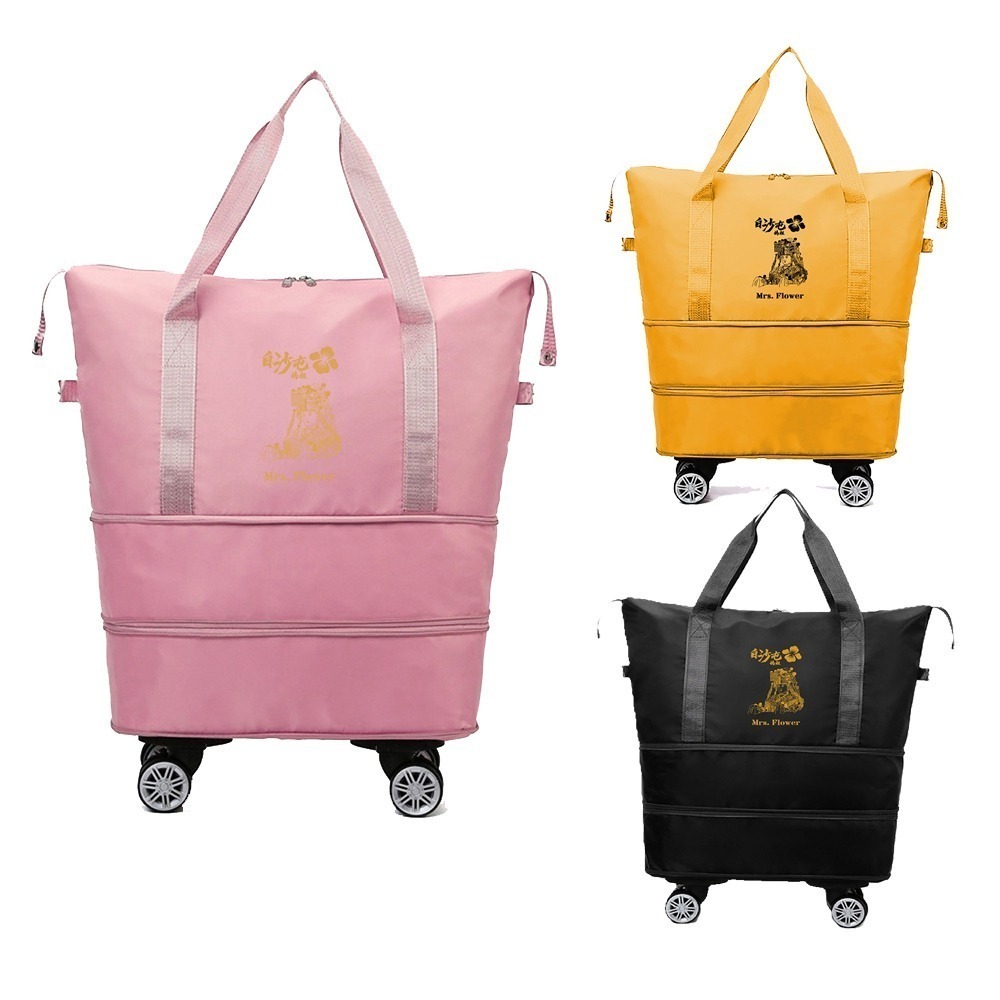 【花太太x白沙屯媽祖】大容量旅行收納包(擴充容量 加裝四輪輔助)-細節圖11