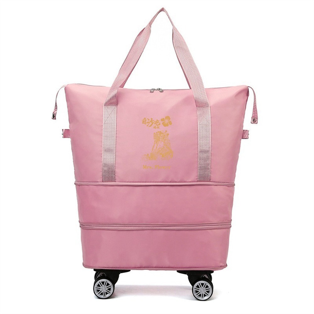 【花太太x白沙屯媽祖】大容量旅行收納包(擴充容量 加裝四輪輔助)-細節圖9