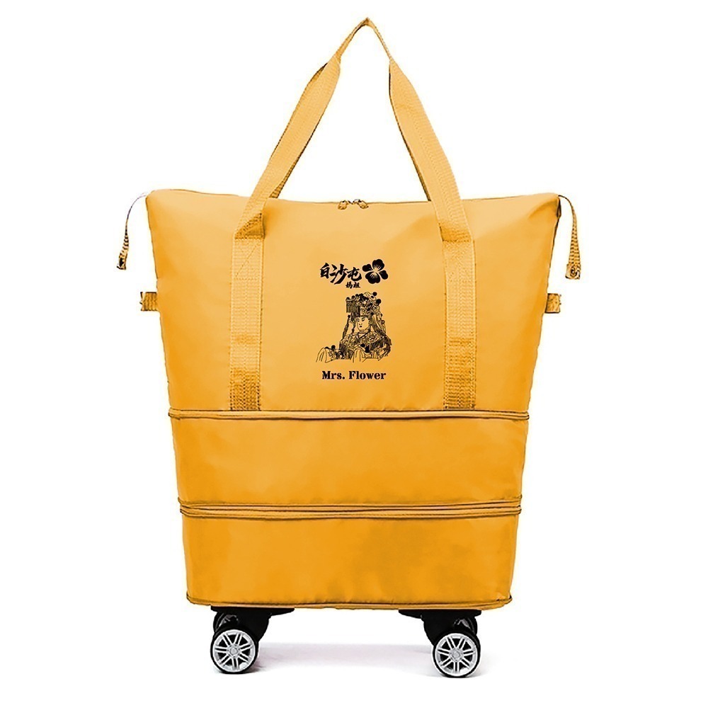 【花太太x白沙屯媽祖】大容量旅行收納包(擴充容量 加裝四輪輔助)-規格圖11