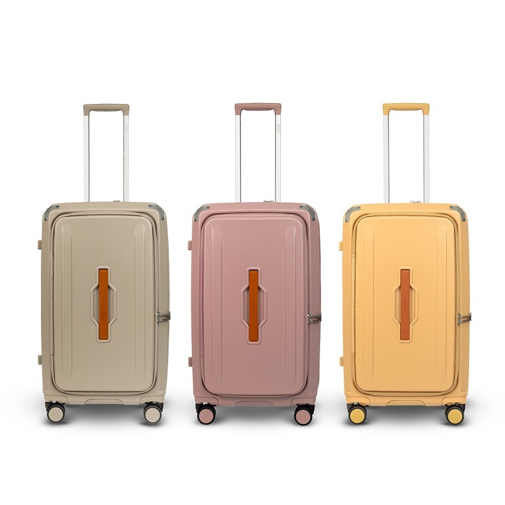 【Acer Fashion】布里斯本前開式/側開式行李箱 24吋(摩頓沙/黃金海岸/藍花楹粉)-贈好禮-細節圖2