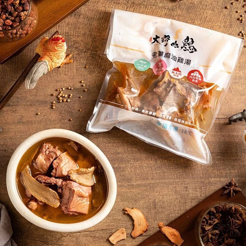 【大野山雞】 溫暖補身雞湯6包組 3950g-細節圖2