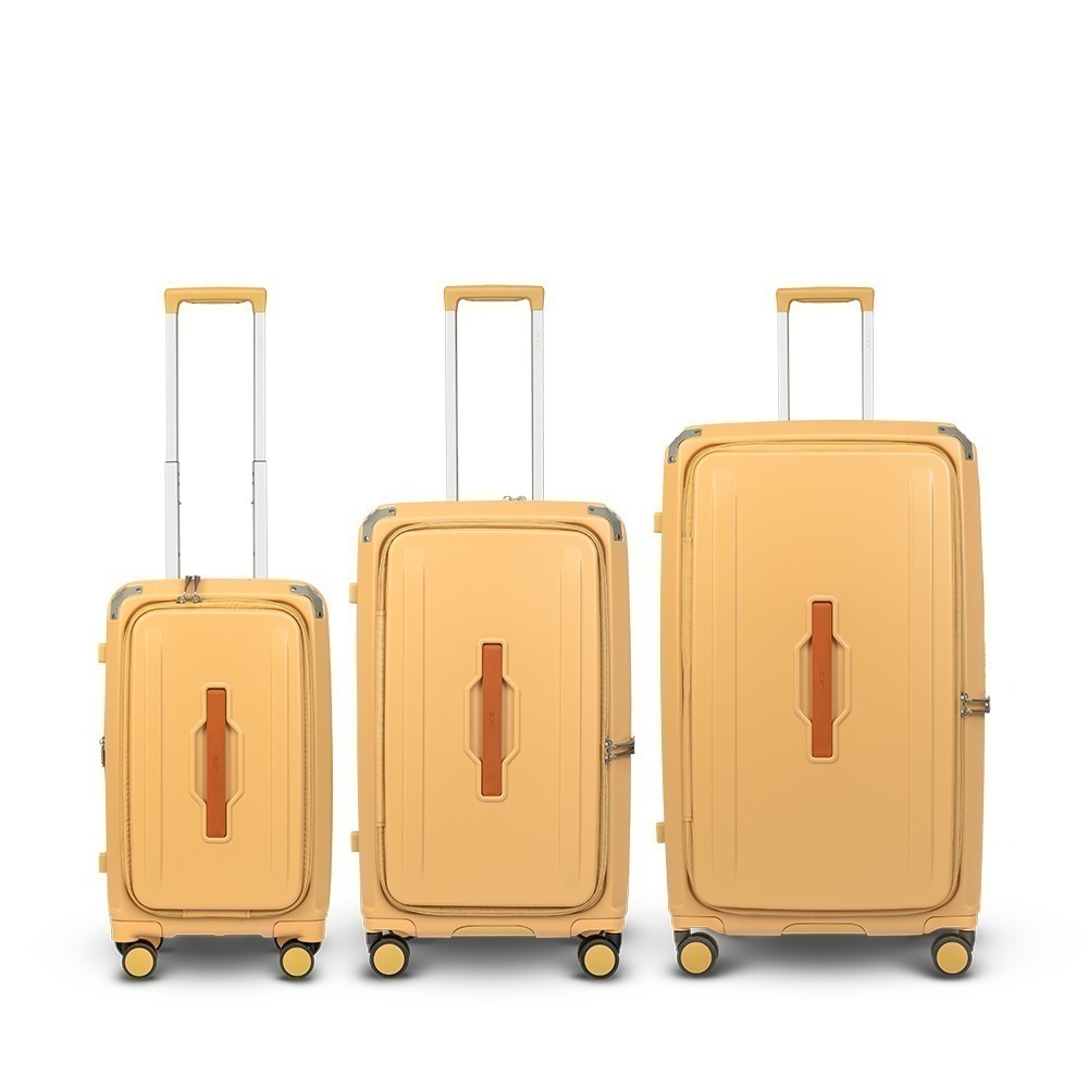 【Acer Fashion】三件組 布里斯本前開式/側開式行李箱(20+24+28吋)-贈好禮-細節圖2