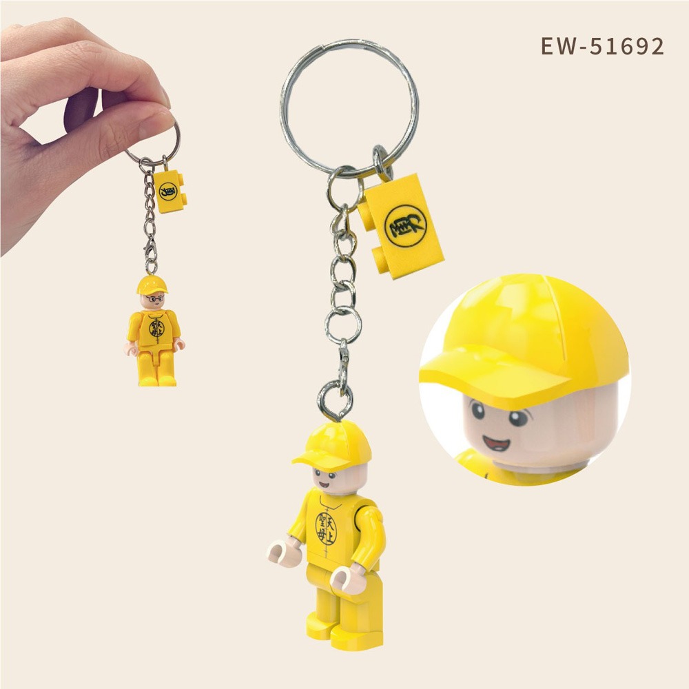 【TRUE WAY TOY】抬轎人鑰匙圈-細節圖3