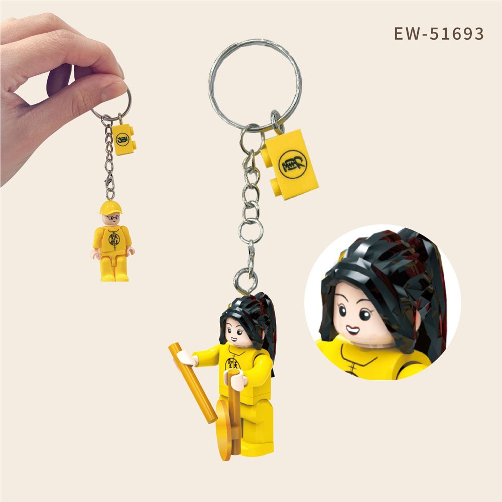 【TRUE WAY TOY】抬轎人鑰匙圈-細節圖4