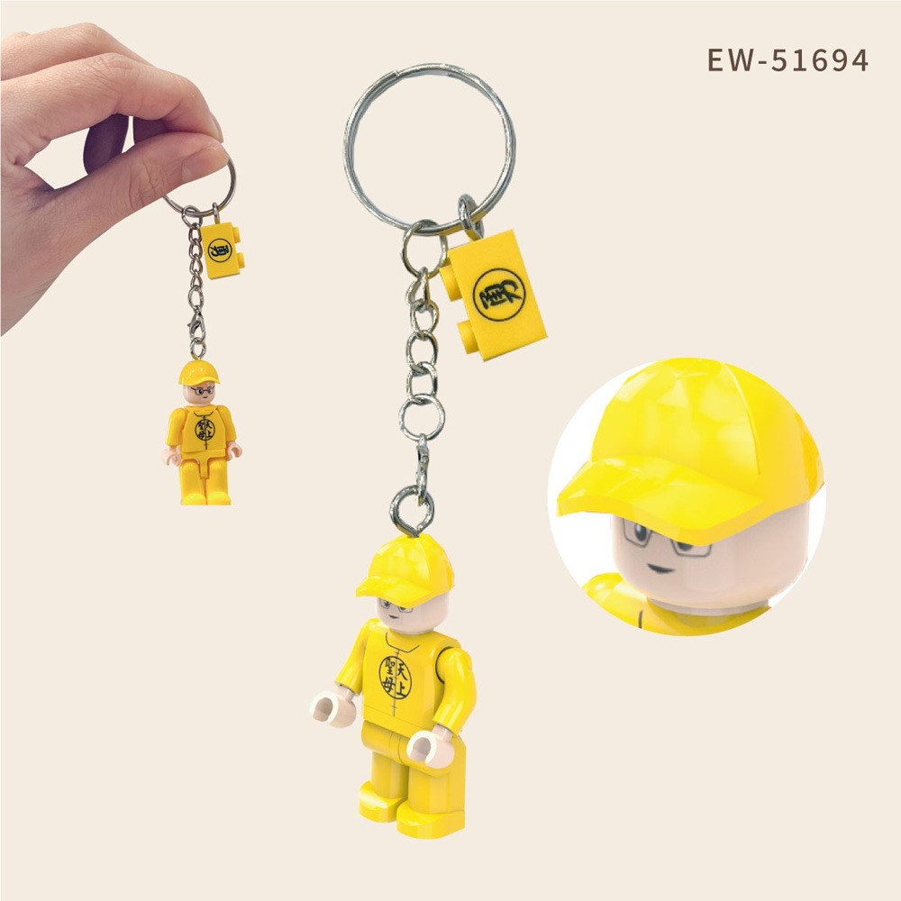 【TRUE WAY TOY】抬轎人鑰匙圈-細節圖5