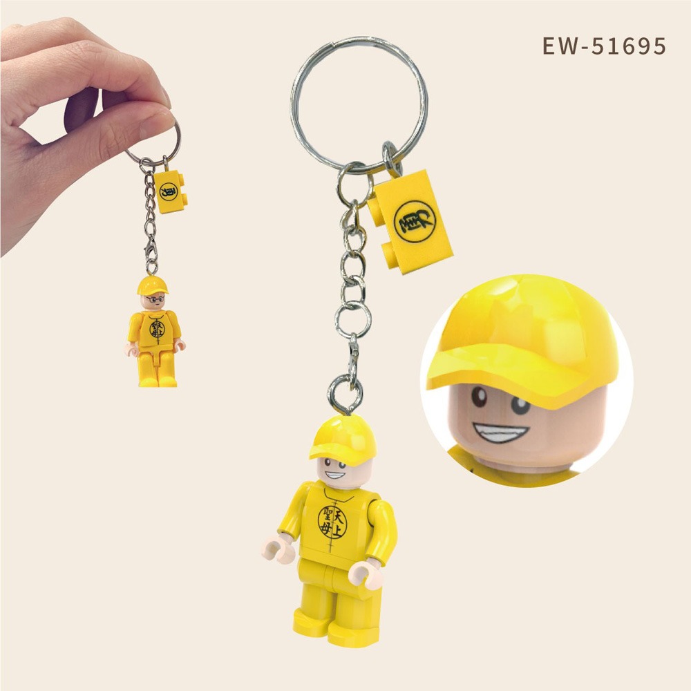 【TRUE WAY TOY】抬轎人鑰匙圈-細節圖6