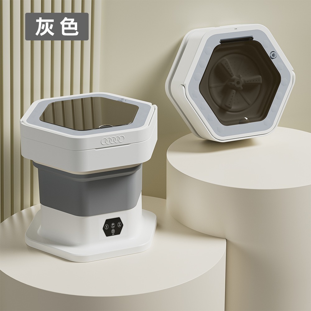 【LY 立元】六角攜帶式迷你洗衣機(附瀝水籃)-規格圖9