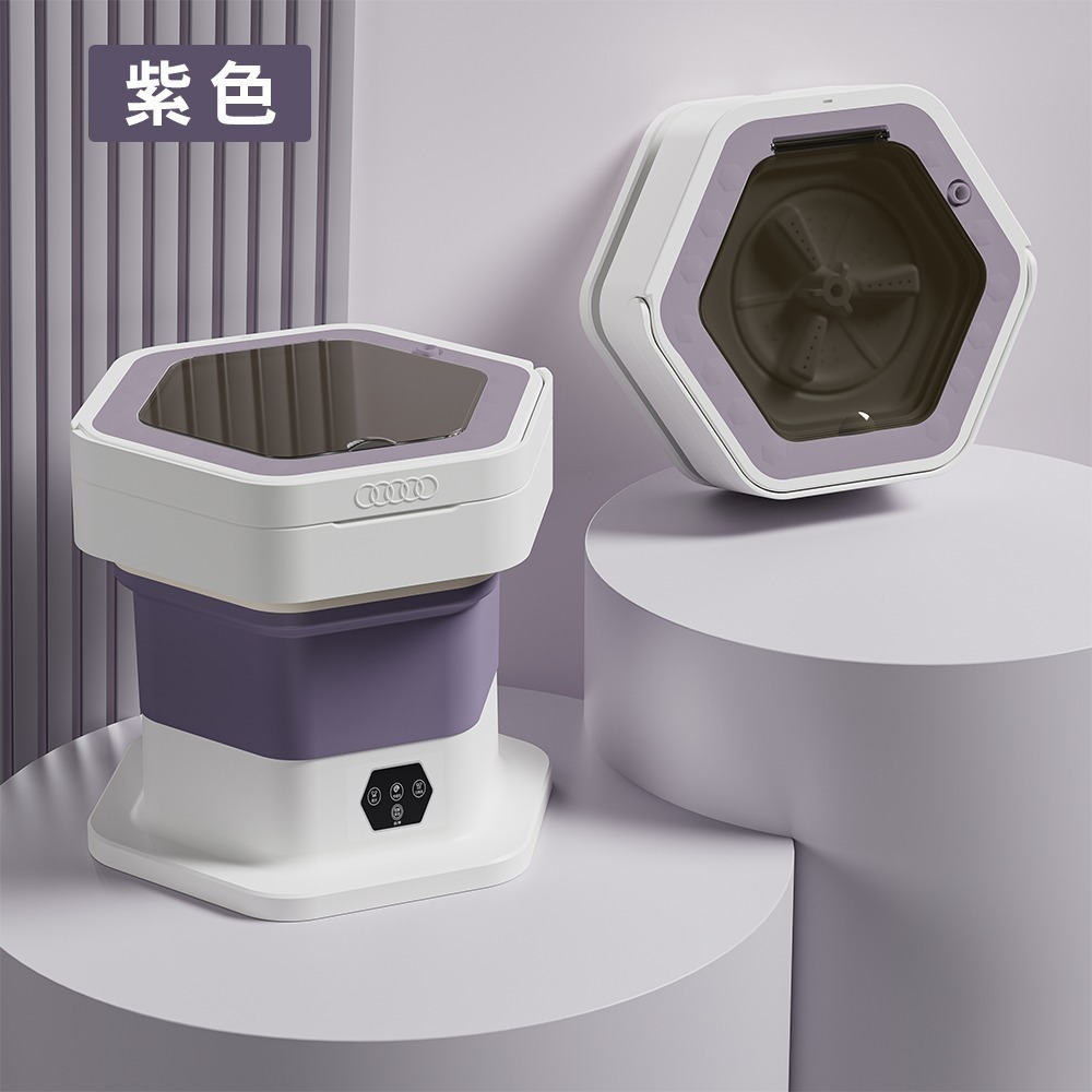 【LY 立元】六角攜帶式迷你洗衣機(附瀝水籃)-規格圖9