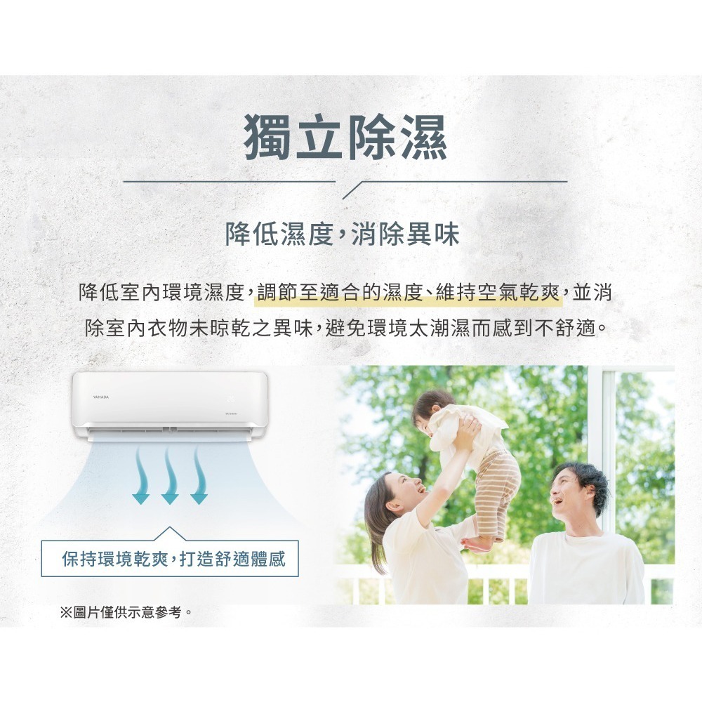 【YAMADA 山田家電】12-14坪冷專型變頻分離式空調(YDS/YDC-FN80) 含基本安裝-細節圖7