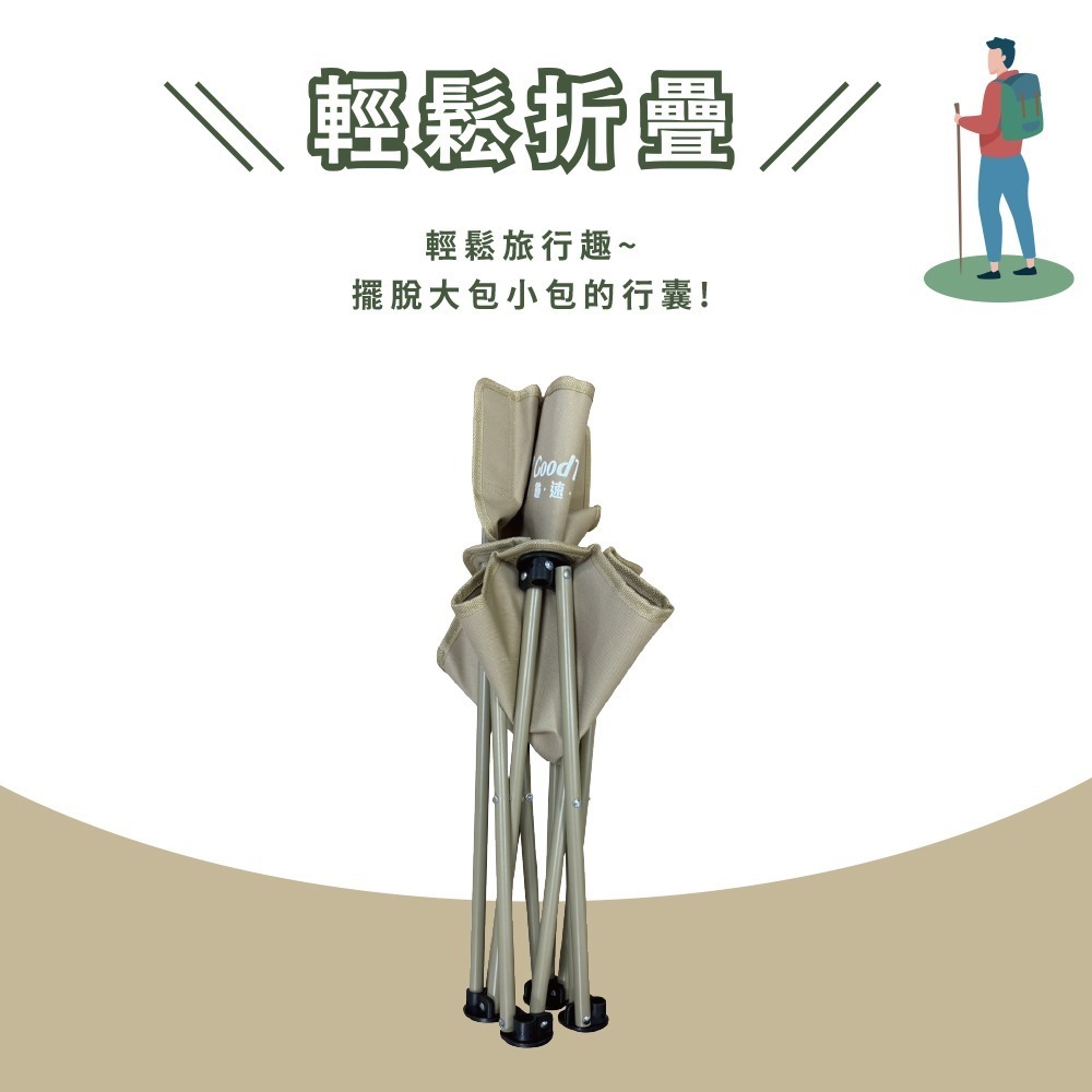 【限時購】【GoodTravel龜速旅行】露營輕便摺疊椅-細節圖6